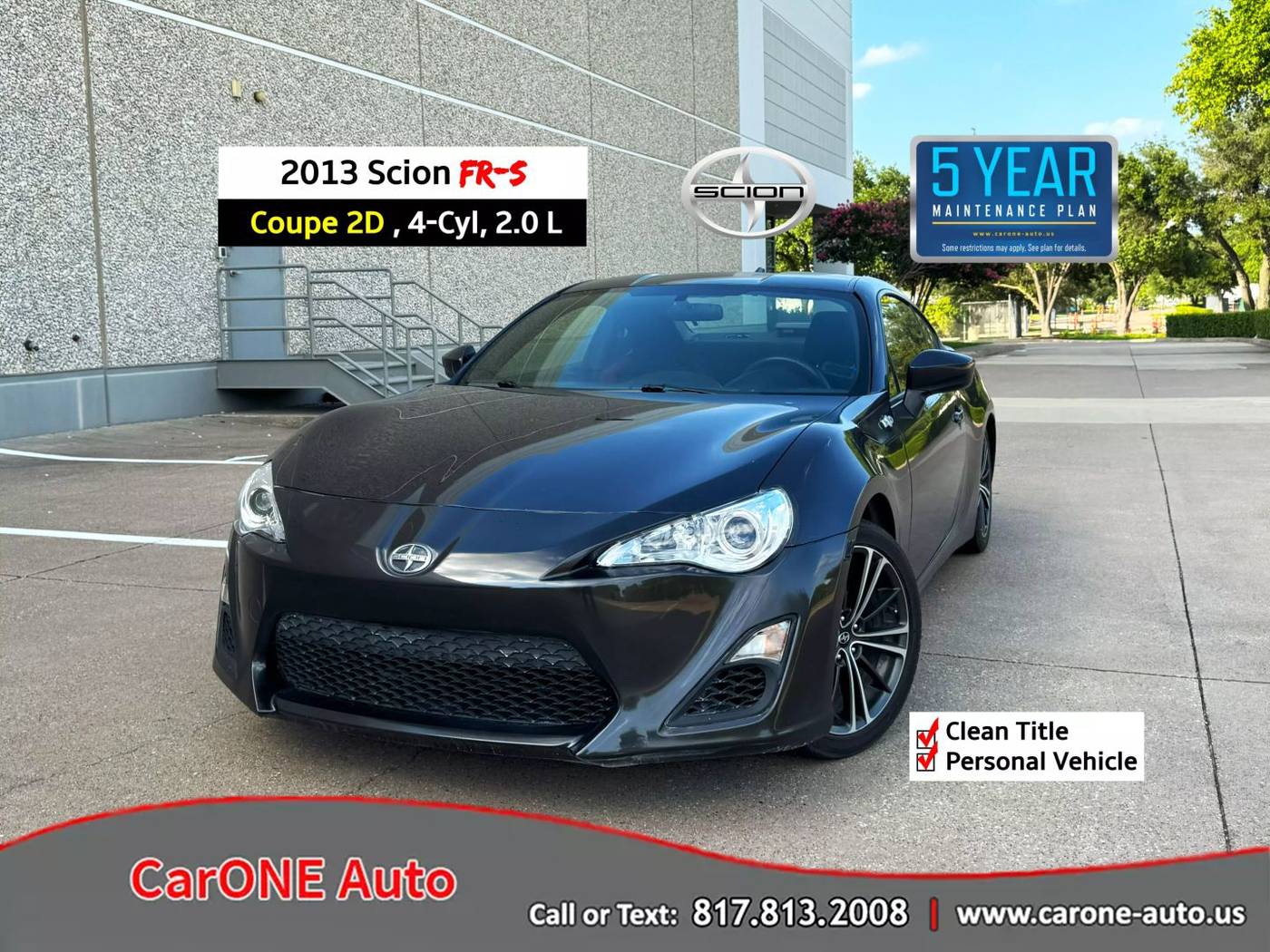 2013 Scion FR-S 10 Series — Coupe — 96,155 mi — Garland, TX
