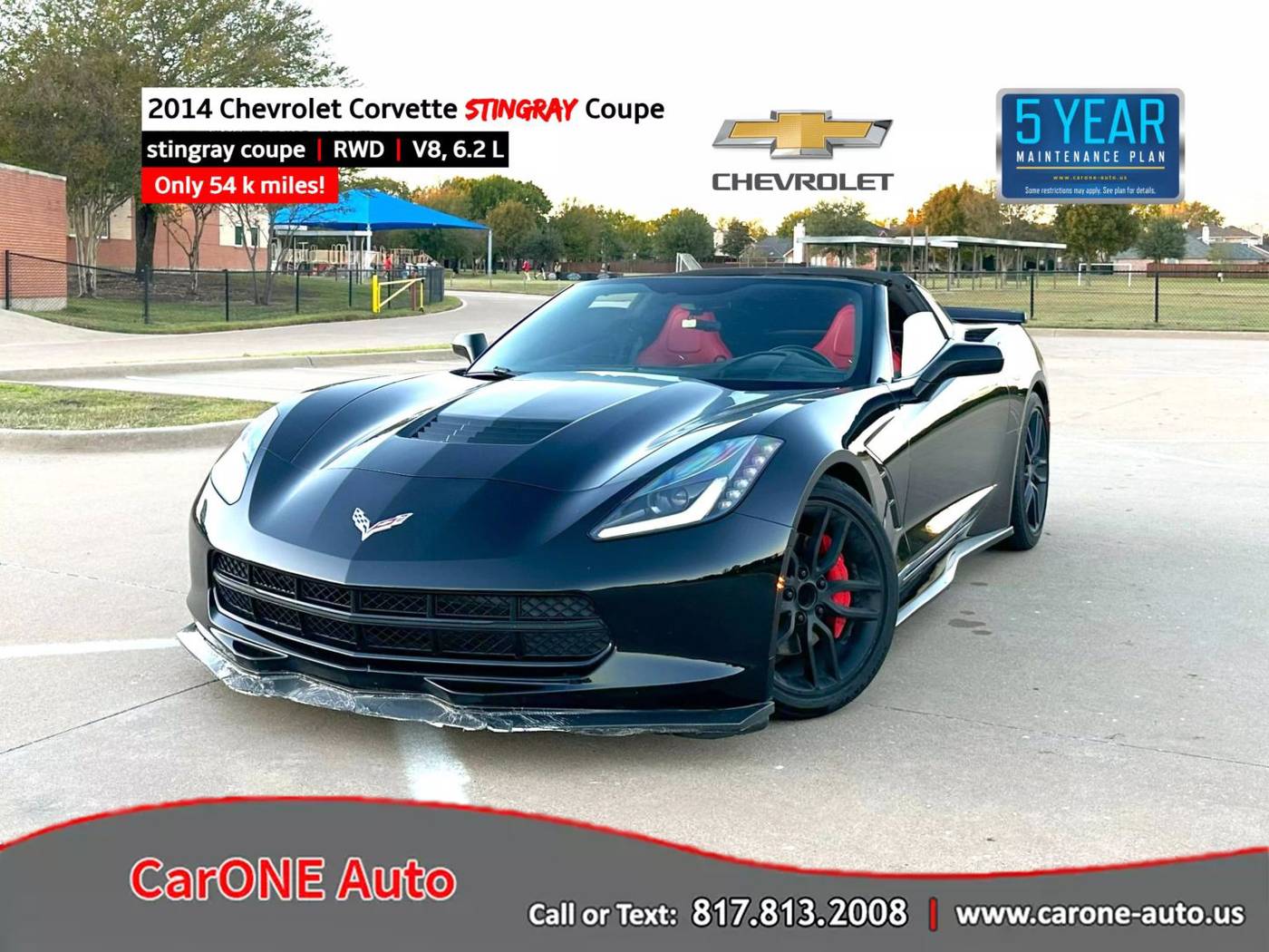2014 Chevrolet Corvette 2LT — Coupe — 53,292 mi — Garland, TX