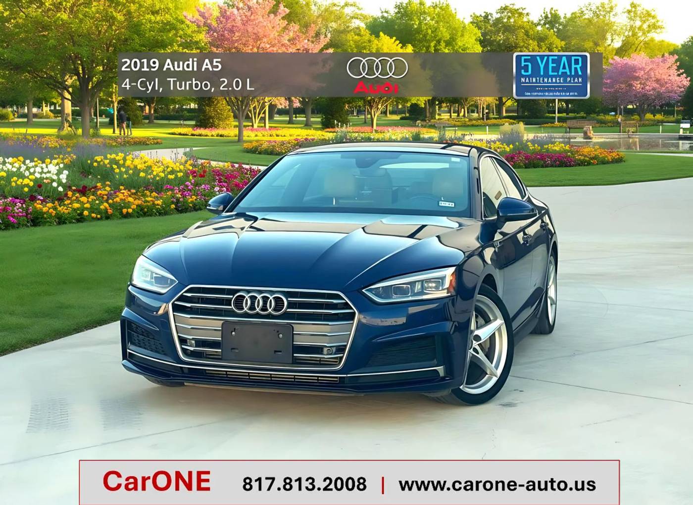 2019 Audi A5 Premium Plus — Hatchback — 78,614 mi — Garland, TX