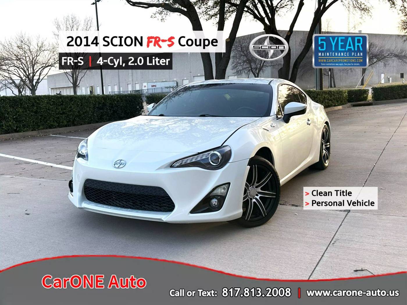2014 Scion FR-S Base — Coupe — 109,712 mi — Garland, TX