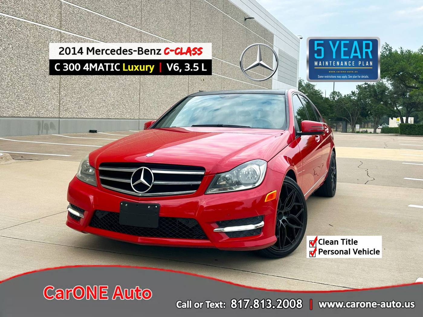 2014 Mercedes-Benz C-Class C 300 — Sedan — 119,920 mi — Garland, TX