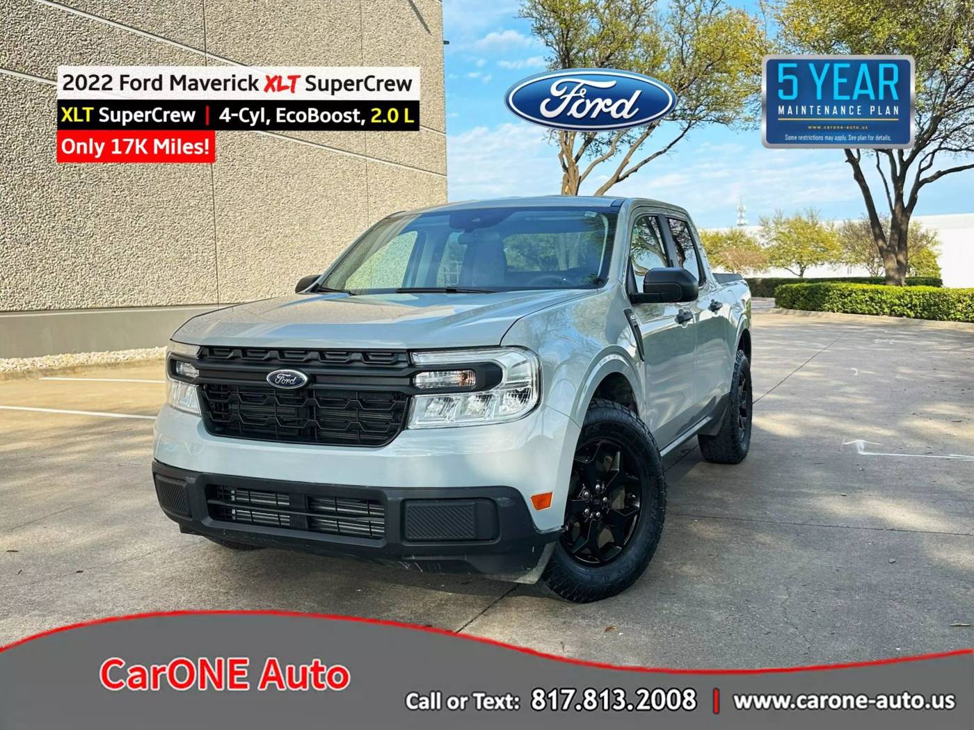 2022 Ford Maverick XLT — Pickup Truck — 17,195 mi — Garland, TX