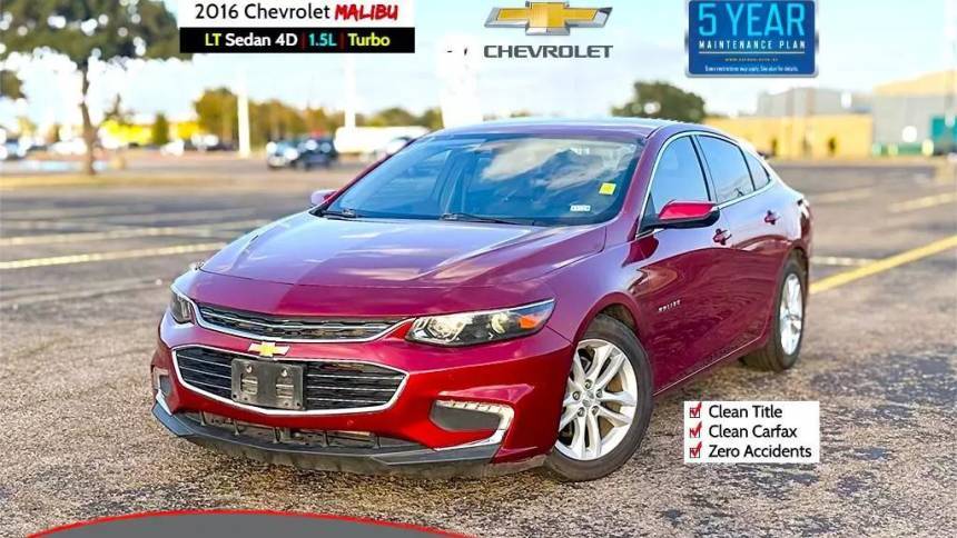 2016 Chevrolet Malibu LT — Sedan — 101,968 mi — Garland, TX
