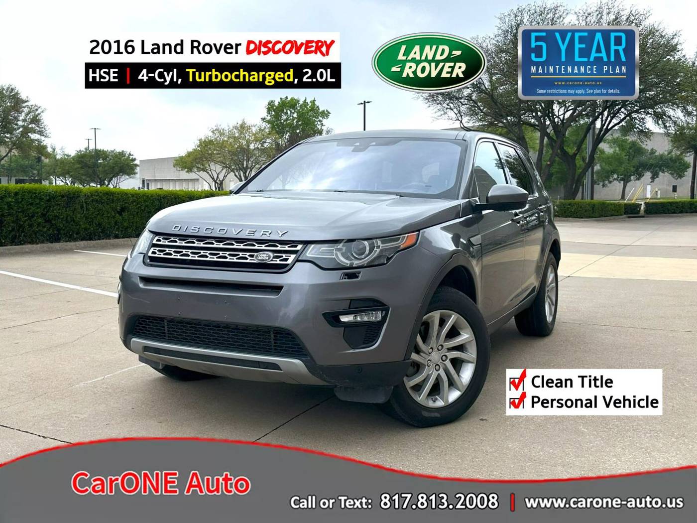 2016 Land Rover Discovery Sport HSE — SUV — 85,211 mi — Garland, TX