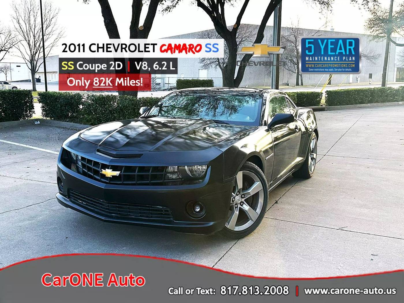 2011 Chevrolet Camaro 1SS — Coupe — 82,566 mi — Garland, TX