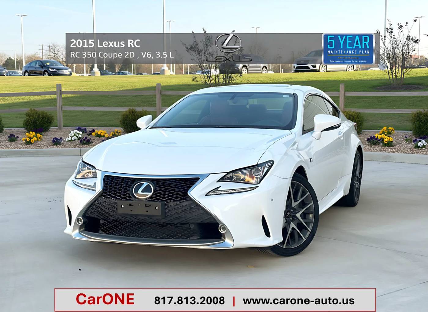 2015 Lexus RC RC 350 — Coupe — 64,552 mi — Garland, TX