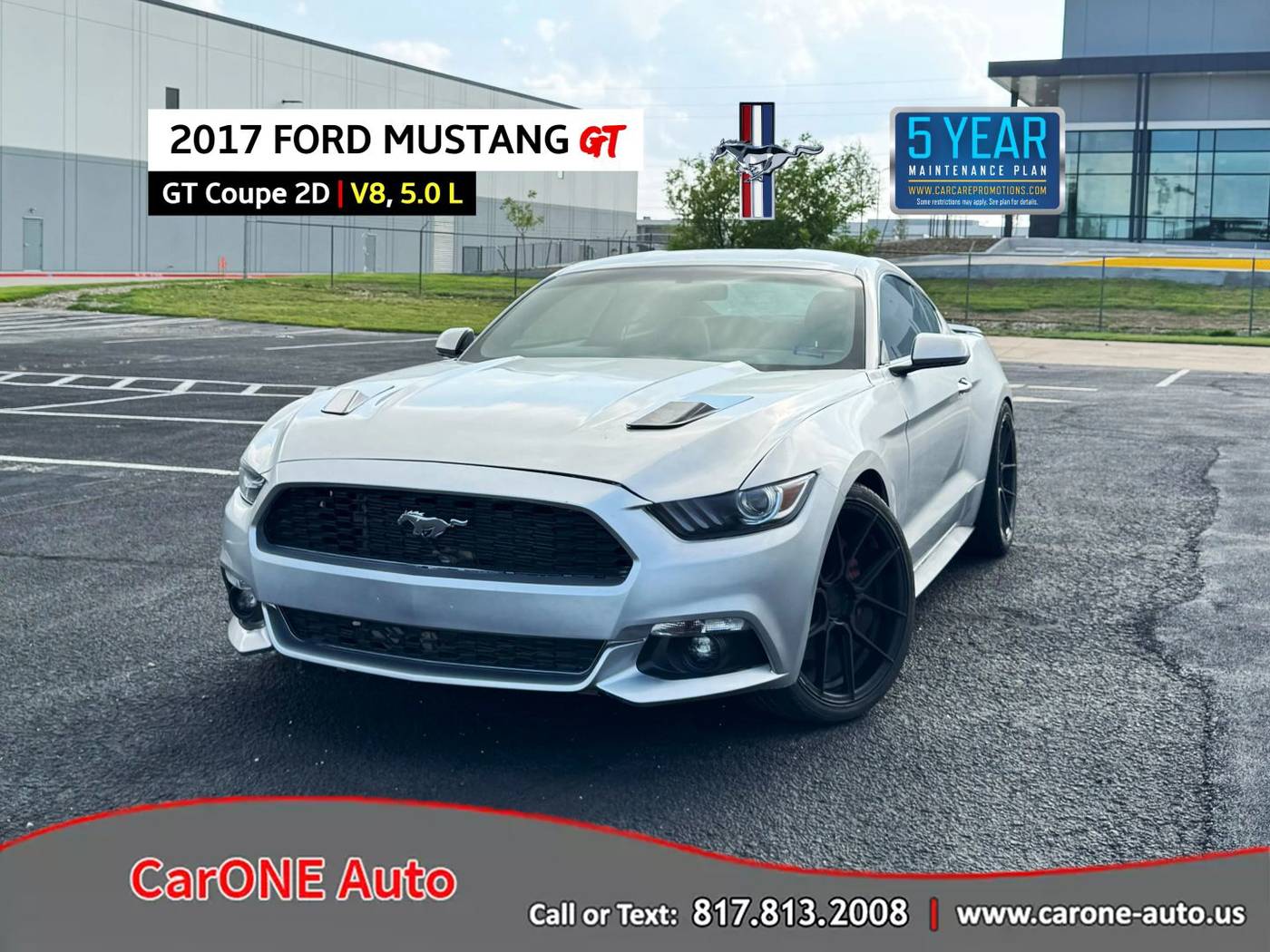 2017 Ford Mustang GT — Coupe — 88,179 mi — Garland, TX