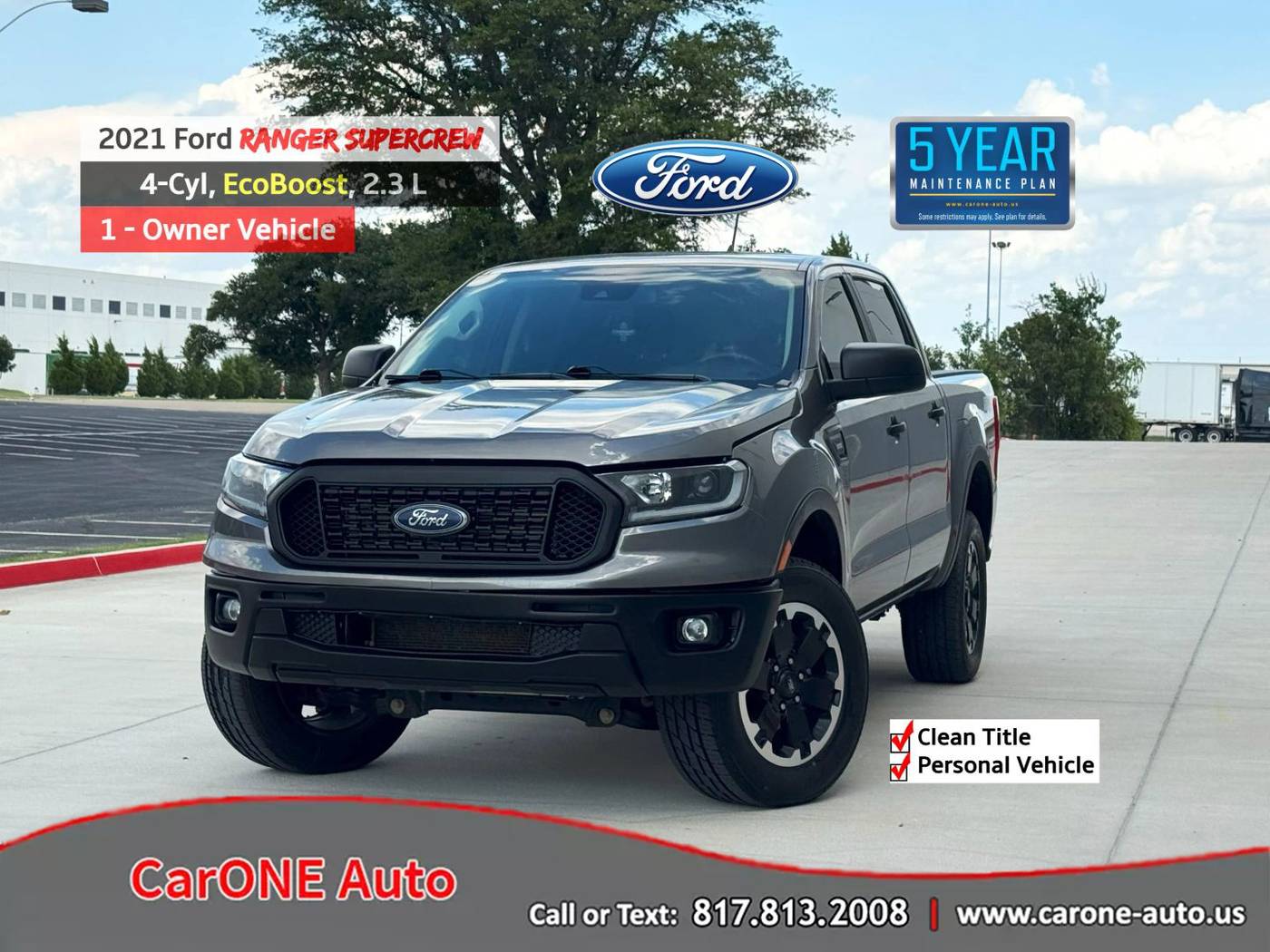 2021 Ford Ranger XL — Pickup Truck — 86,887 mi — Garland, TX