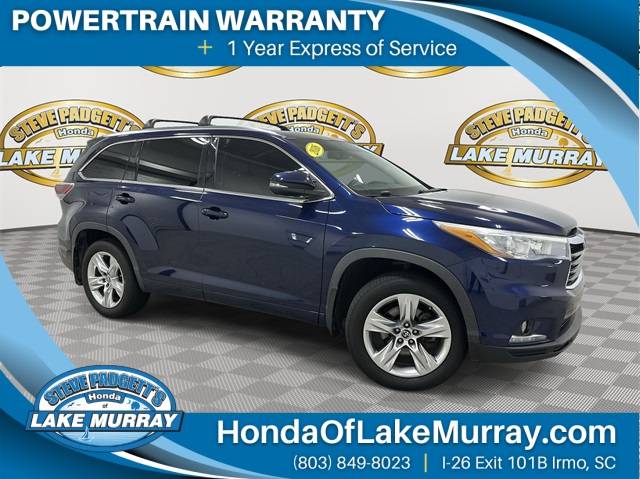 2016 Toyota Highlander Limited — SUV — 91,179 mi — Irmo, SC