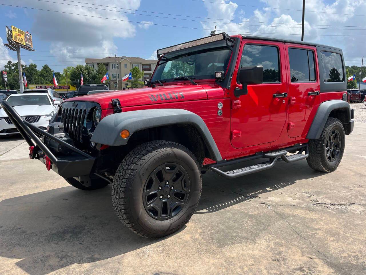 2015 Jeep Wrangler Willys Wheeler — SUV — 95,224 mi — Humble, TX