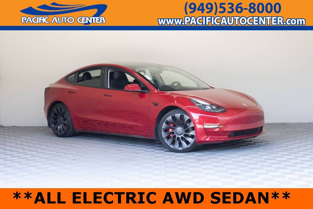 2022 Tesla Model 3 Performance — Sedan — 27,812 mi — Costa Mesa, CA