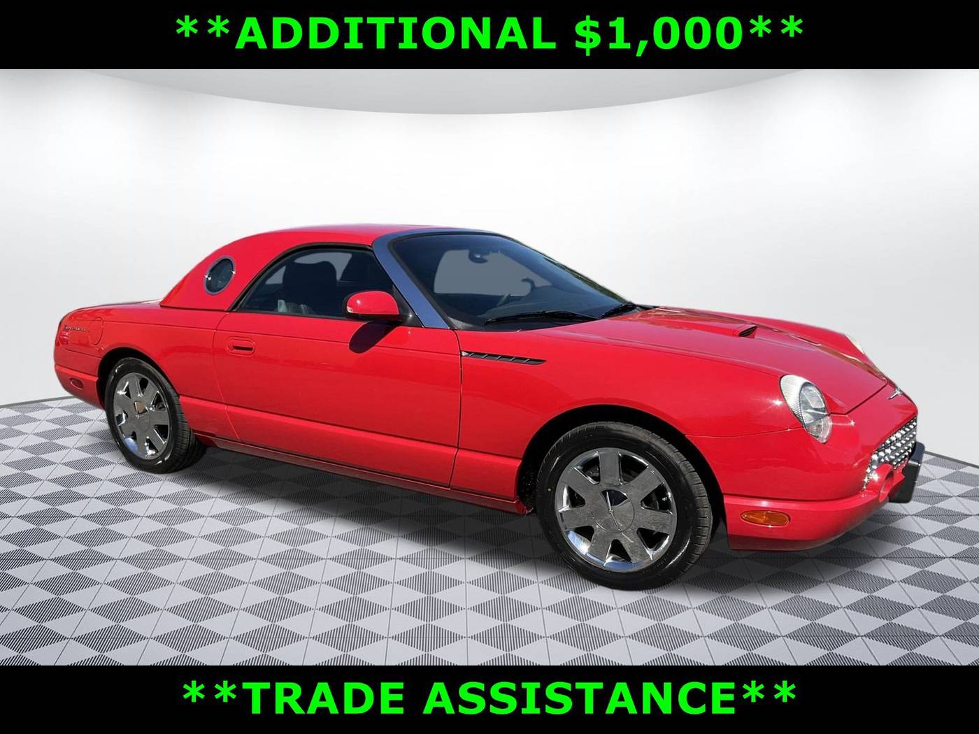 2002 Ford Thunderbird Deluxe — Convertible — 56,330 mi — Mount Vernon, WA
