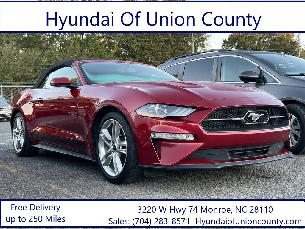 2019 Ford Mustang EcoBoost Premium — Convertible — 60,501 mi — Monroe, NC