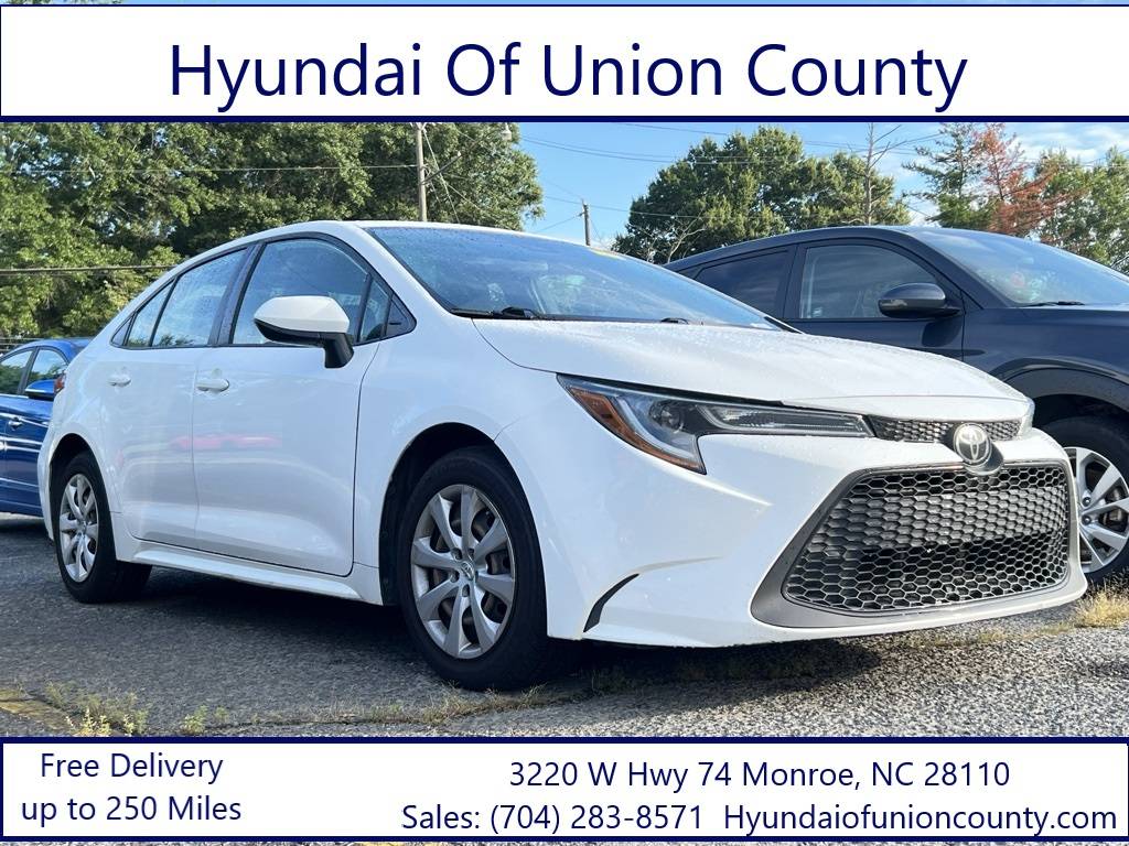 2020 Toyota Corolla LE — Sedan — 104,856 mi — Monroe, NC