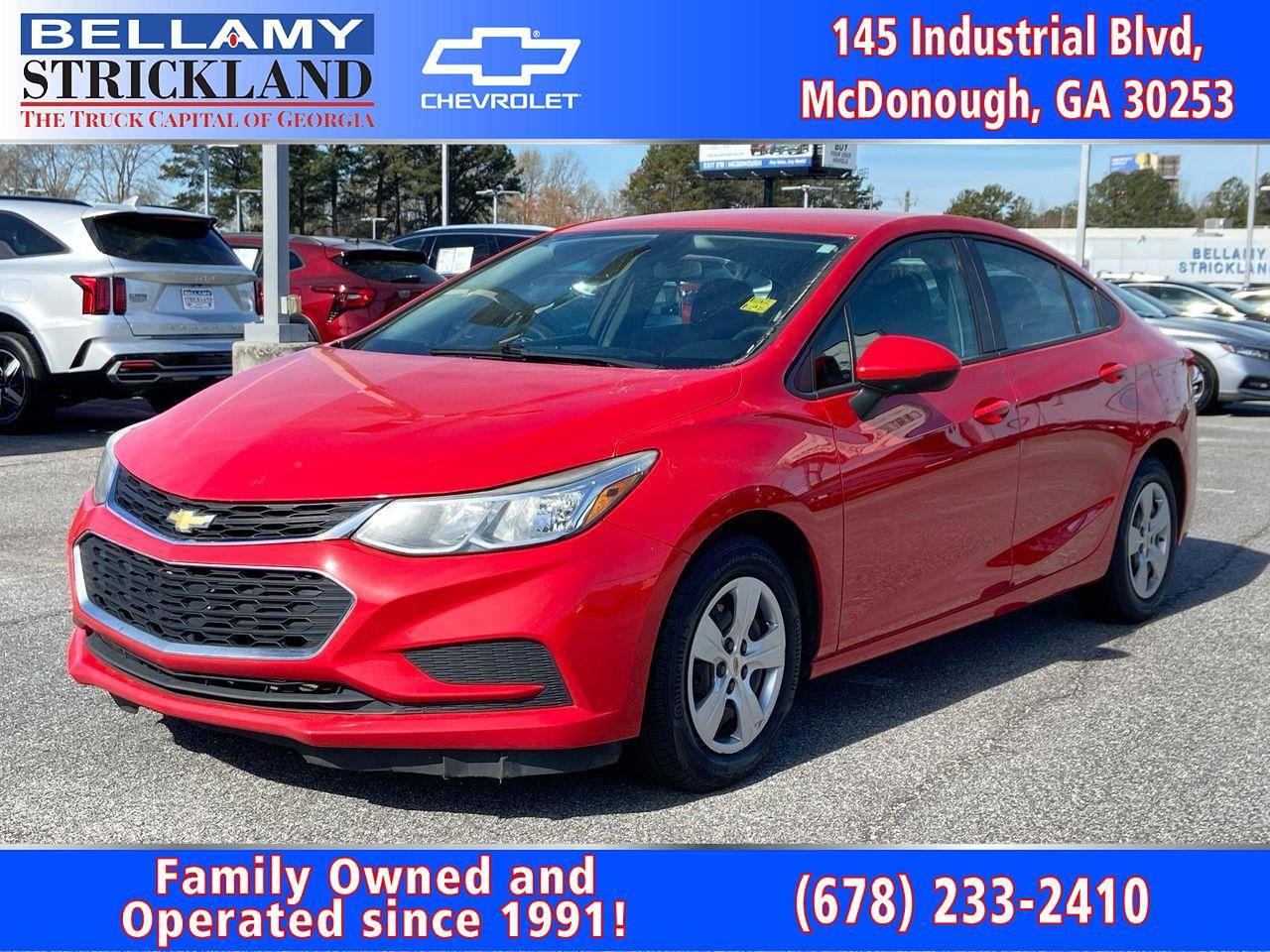 2017 Chevrolet Cruze LS — Sedan — 165,718 mi — McDonough, GA