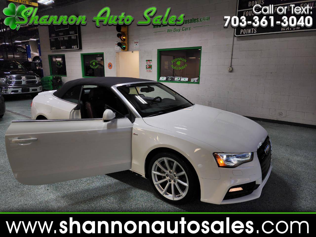2017 Audi A5 Sport — Convertible — 78,991 mi — Manassas, VA