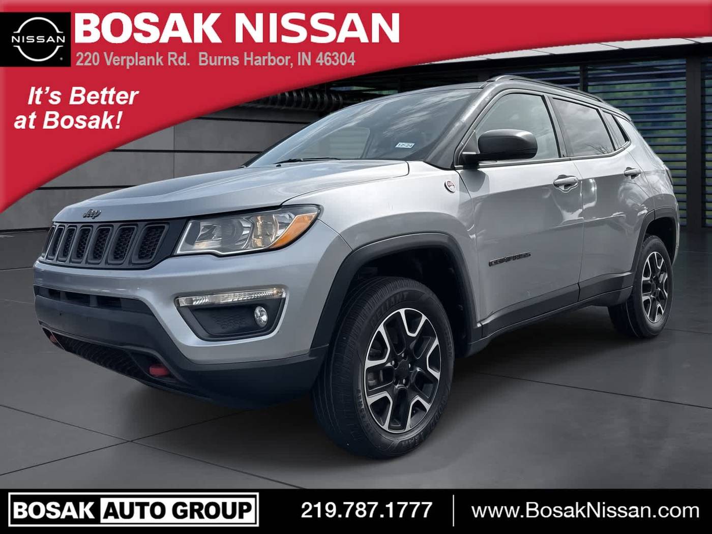 2020 Jeep Compass Trailhawk — SUV — 88,513 mi — Burns Harbor, IN