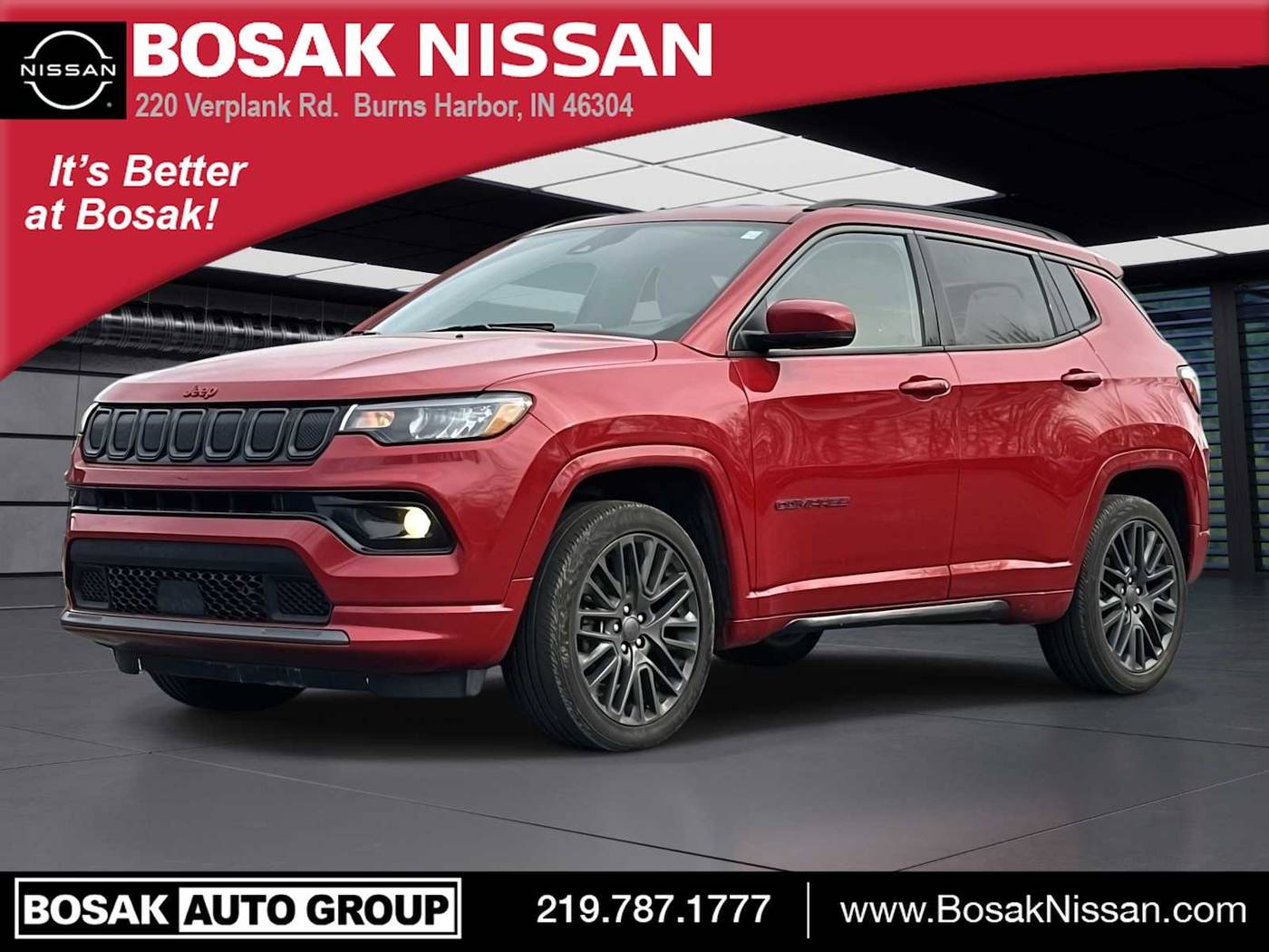 2022 Jeep Compass (RED) Edition — SUV — 41,356 mi — Burns Harbor, IN