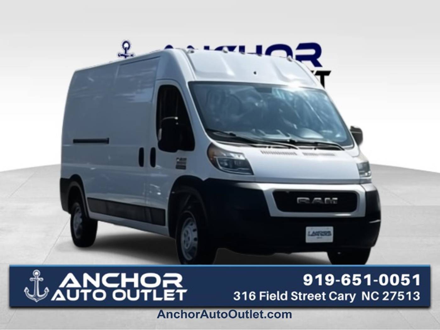2020 Ram ProMaster Cargo Van 2500 — Cargo Van — 54,706 mi — Carey, NC