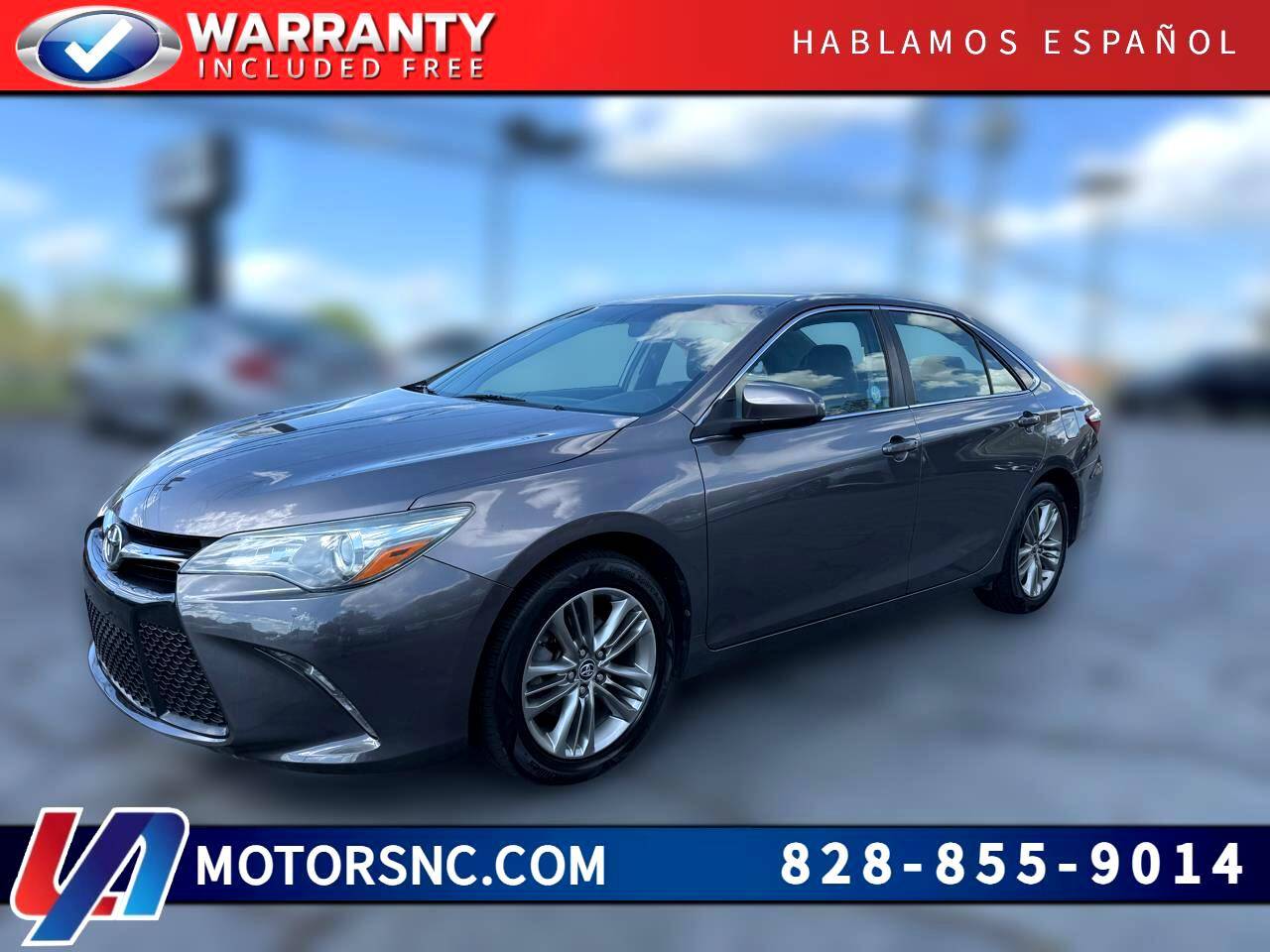 2016 Toyota Camry SE — Sedan — 114,507 mi — Hickory, NC