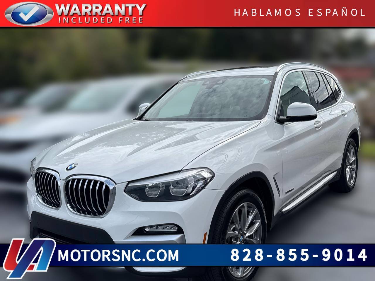 2018 BMW X3 30i — SUV — 73,378 mi — Hickory, NC