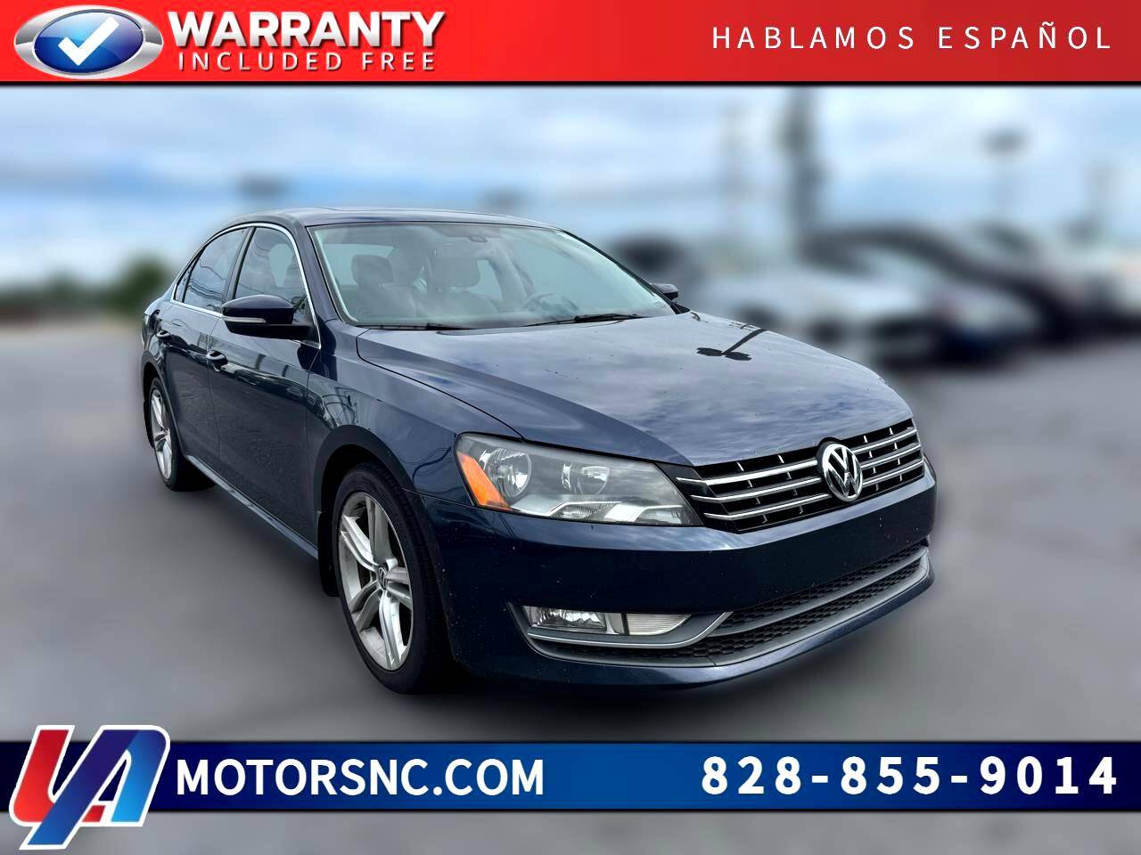 2013 Volkswagen Passat SE — Sedan — 174,654 mi — Hickory, NC