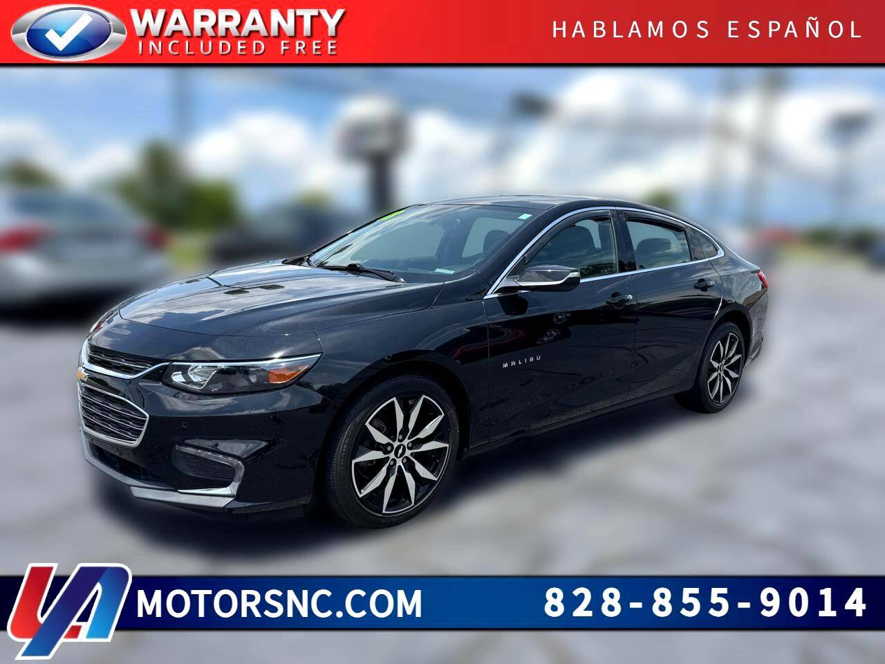 2018 Chevrolet Malibu LT — Sedan — 82,095 mi — Hickory, NC