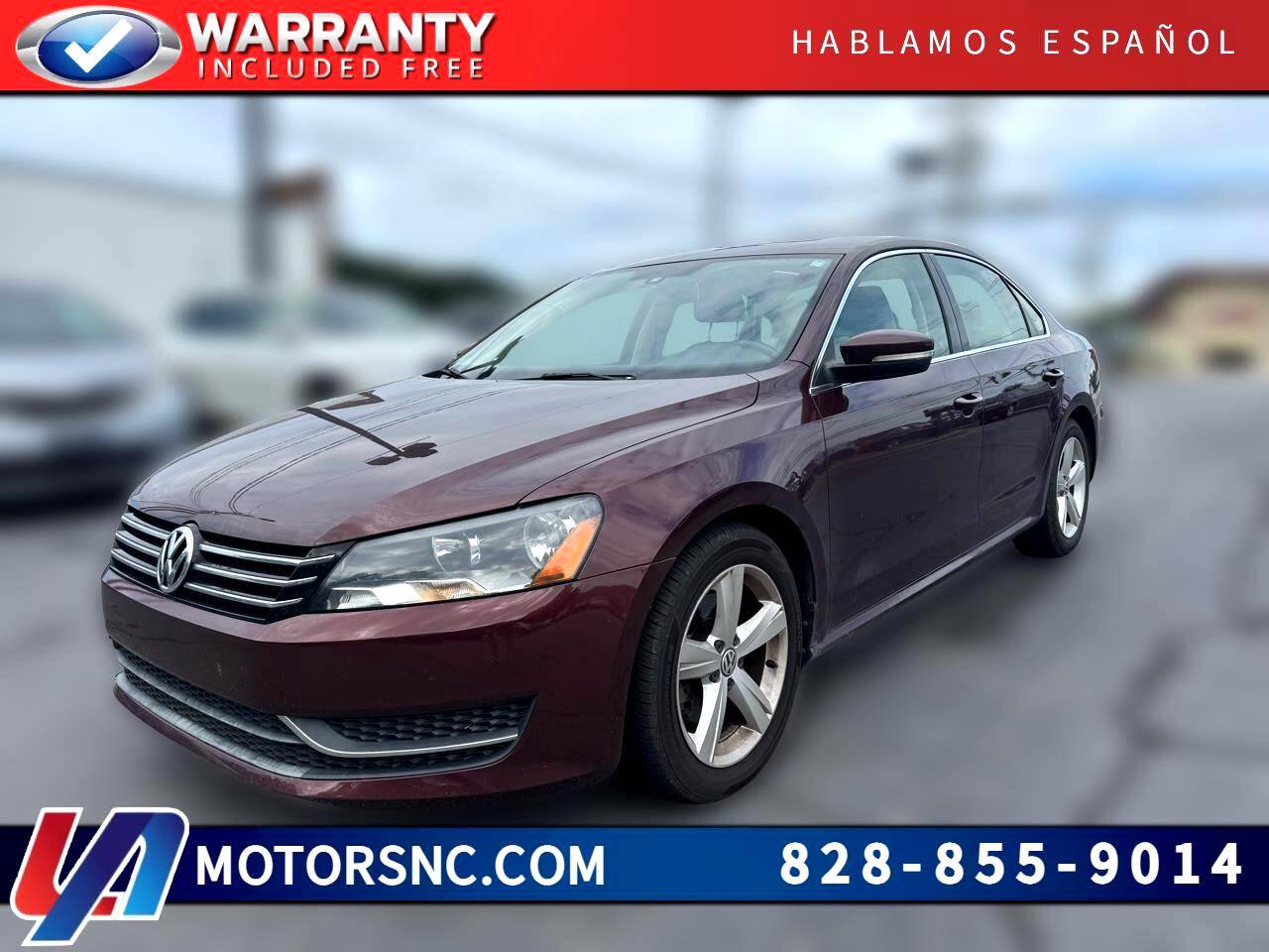 2013 Volkswagen Passat SE — Sedan — 114,353 mi — Hickory, NC