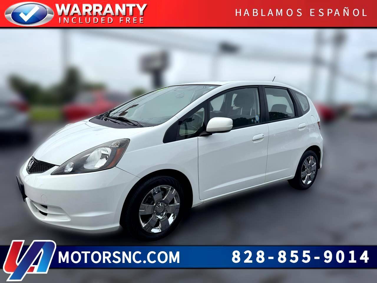 2013 Honda Fit Base — Hatchback — 133,225 mi — Hickory, NC