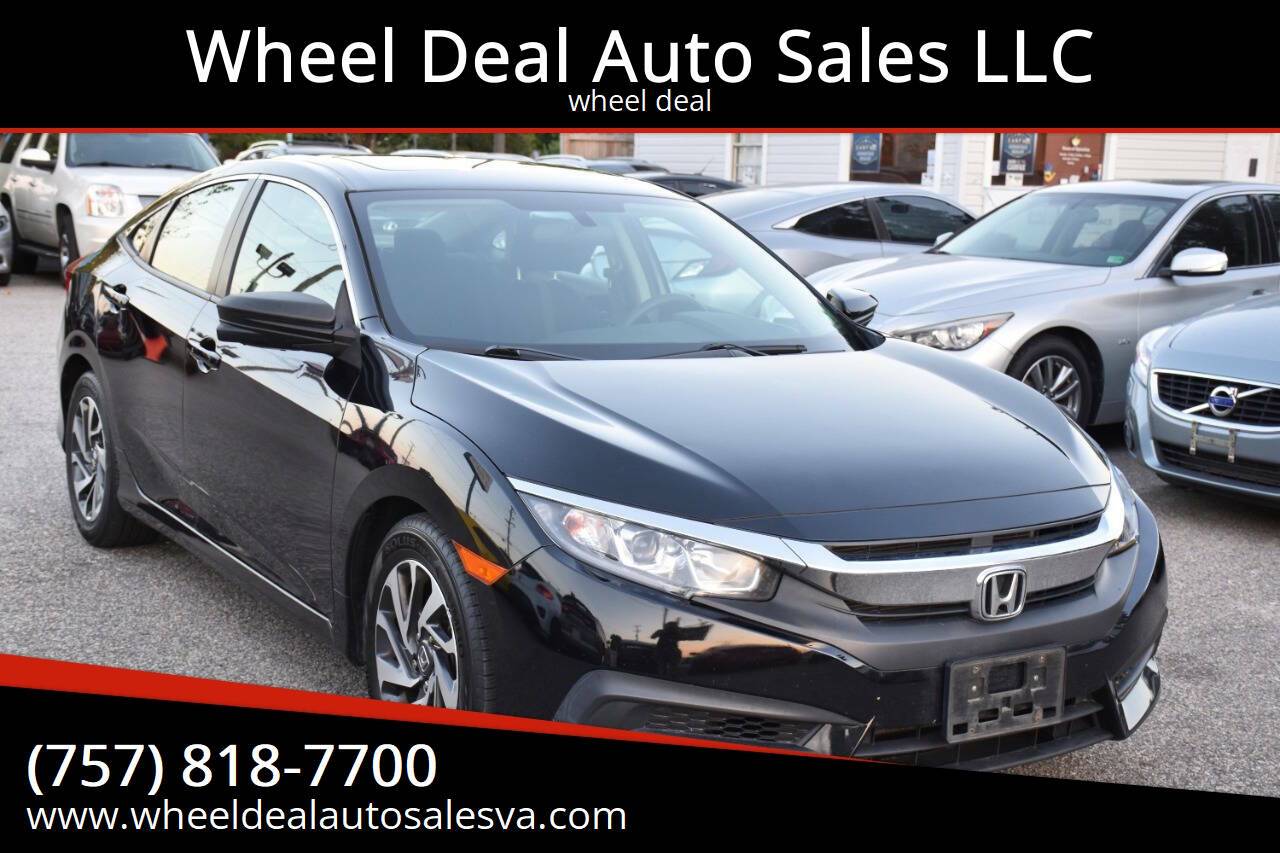 2017 Honda Civic EX — Sedan — 75,035 mi — Norfolk, VA