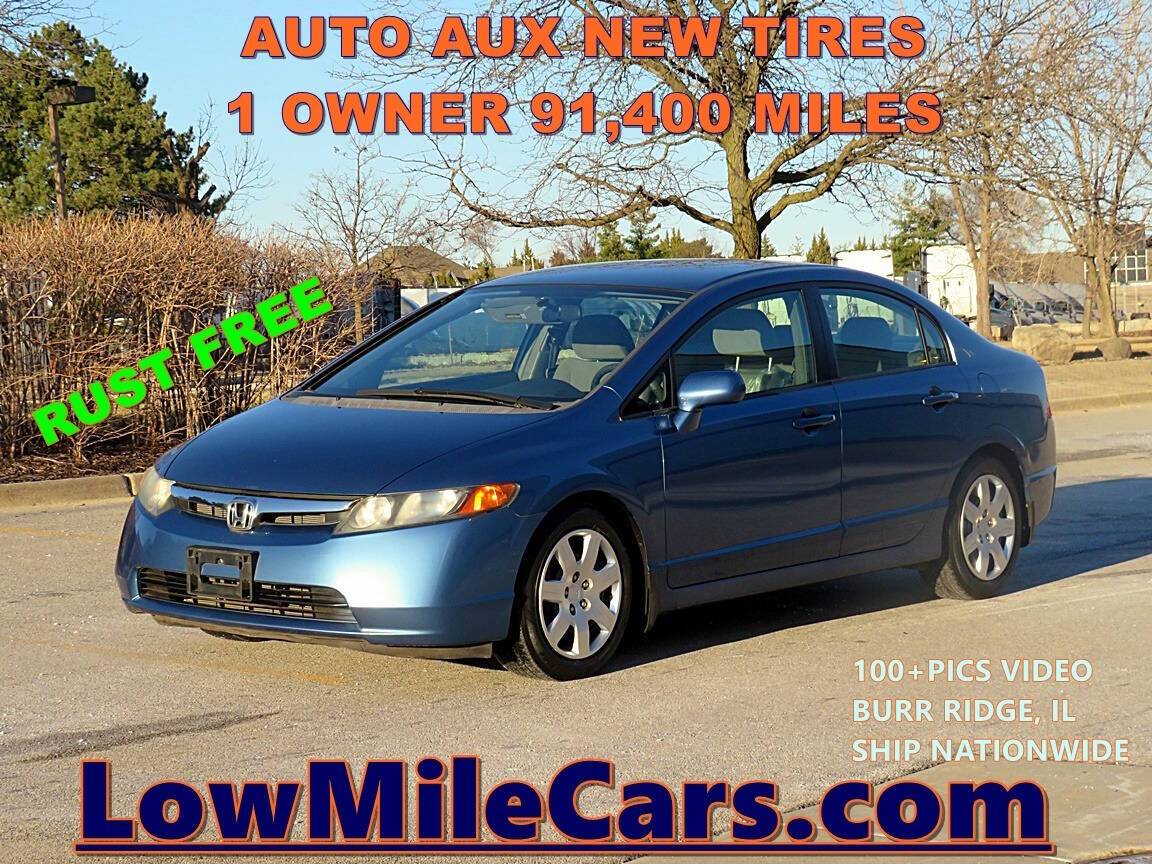 2007 Honda Civic LX — Sedan — 86,400 mi — Burr Ridge, IL
