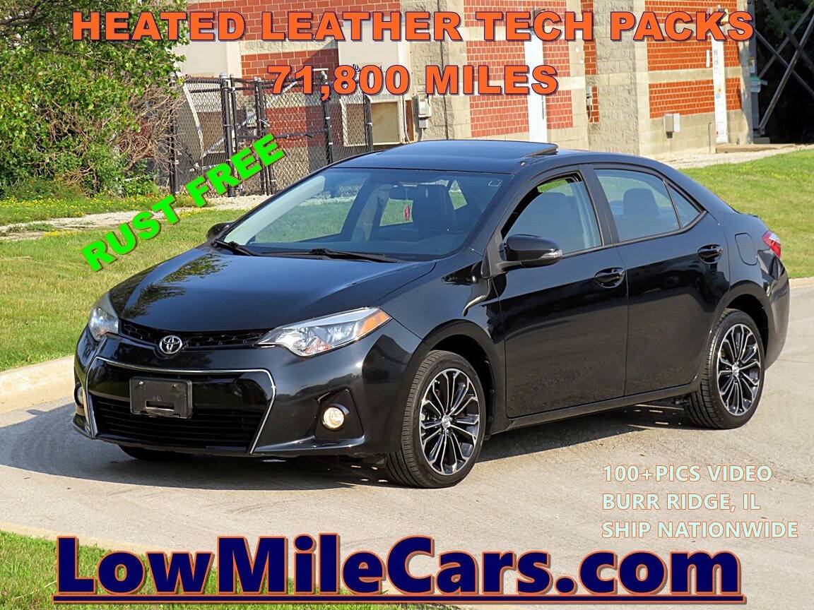 2016 Toyota Corolla S Premium — Sedan — 71,800 mi — Burr Ridge, IL