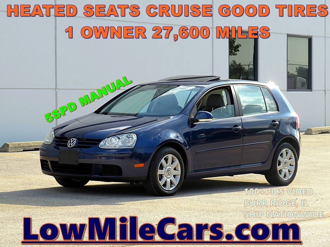 2007 Volkswagen Rabbit Base — Hatchback — 27,600 mi — Burr Ridge, IL