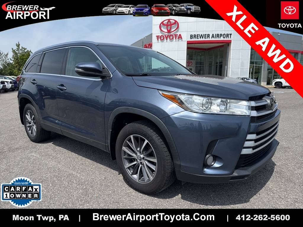 2019 Toyota Highlander XLE — SUV — 72,680 mi — Moon Township, PA
