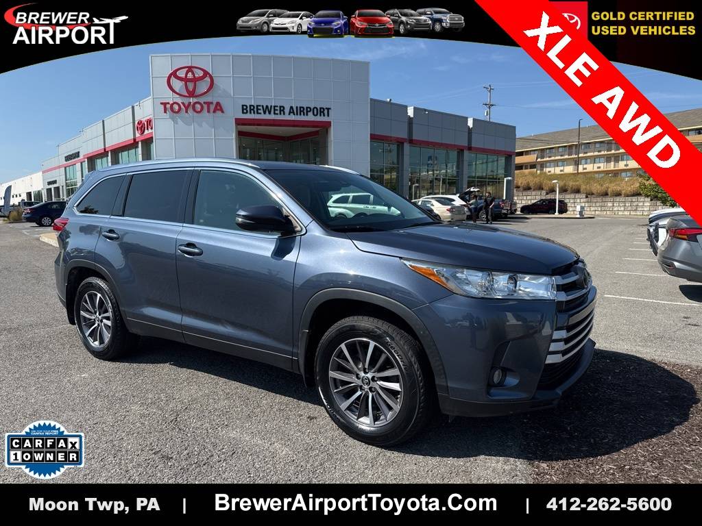 2019 Toyota Highlander XLE — SUV — 58,377 mi — Moon Township, PA