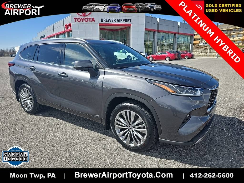 2023 Toyota Highlander Hybrid Platinum — SUV — 15,521 mi — Moon Township, PA