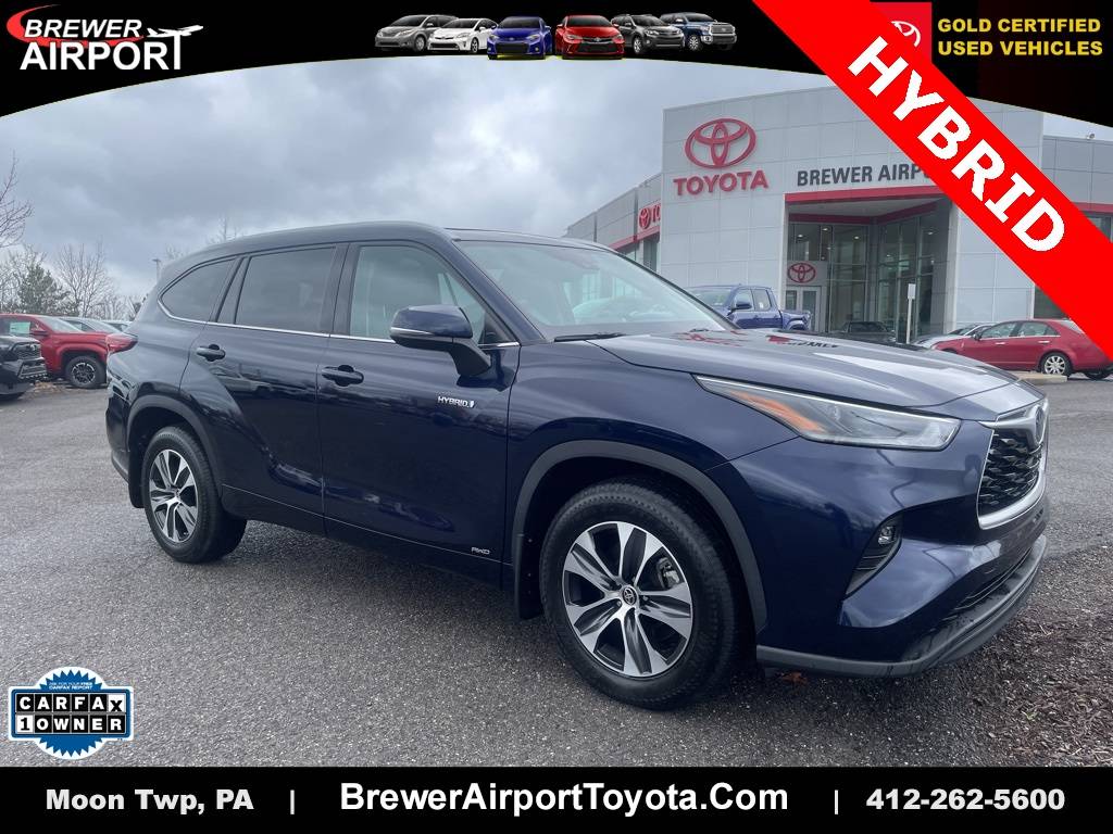 2021 Toyota Highlander Hybrid XLE — SUV — 47,022 mi — Moon Township, PA