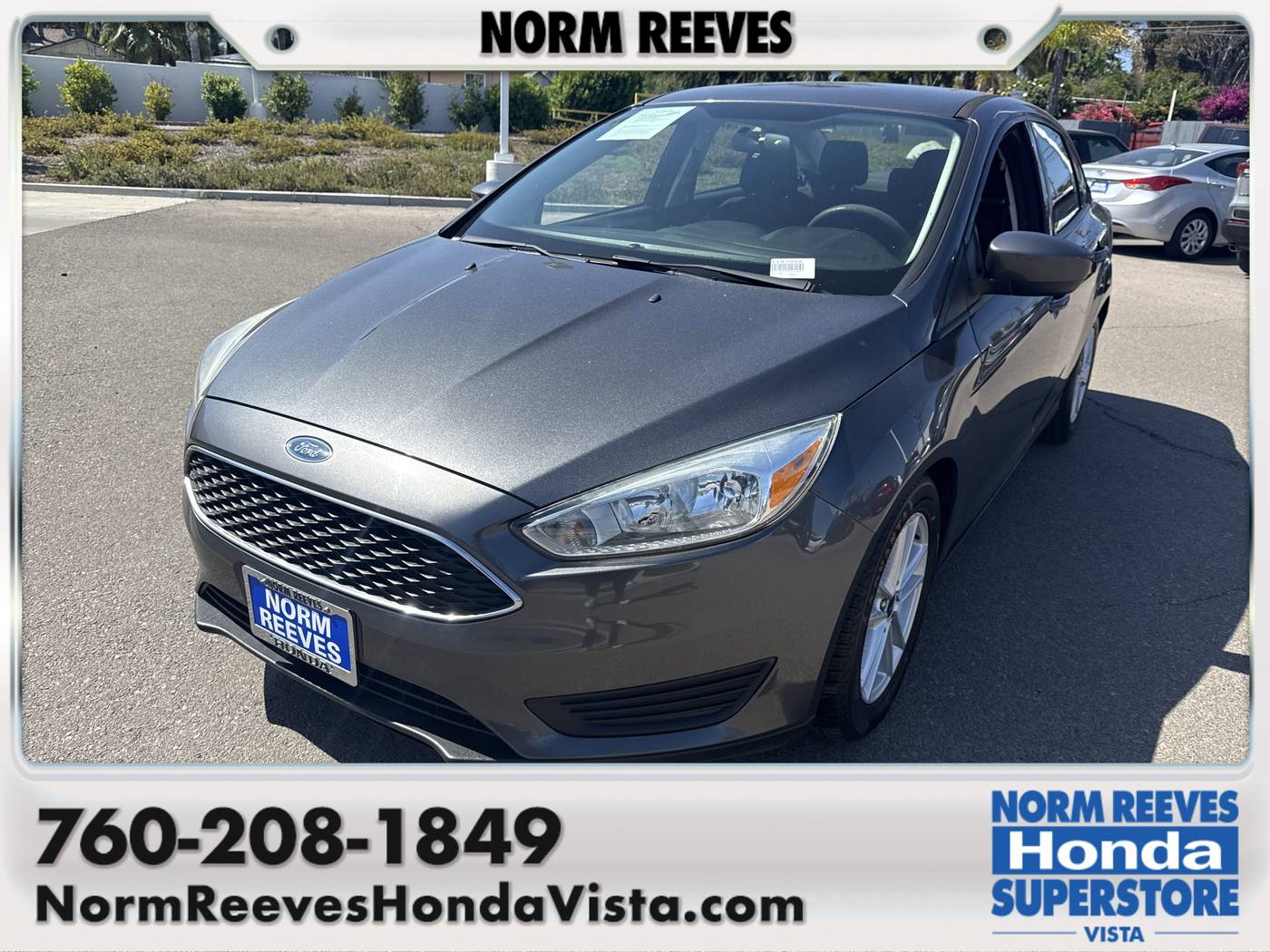 2018 Ford Focus SE — Sedan — 68,358 mi — Vista, CA