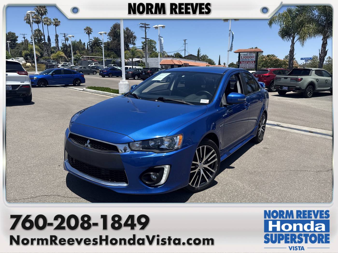 2016 Mitsubishi Lancer GT — Sedan — 69,986 mi — Vista, CA