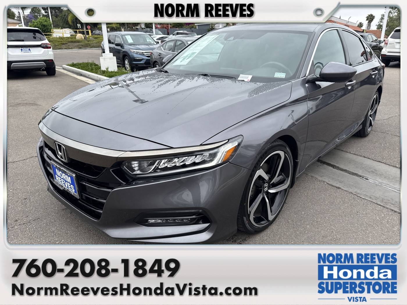 2019 Honda Accord Sport — Sedan — 69,127 mi — Vista, CA