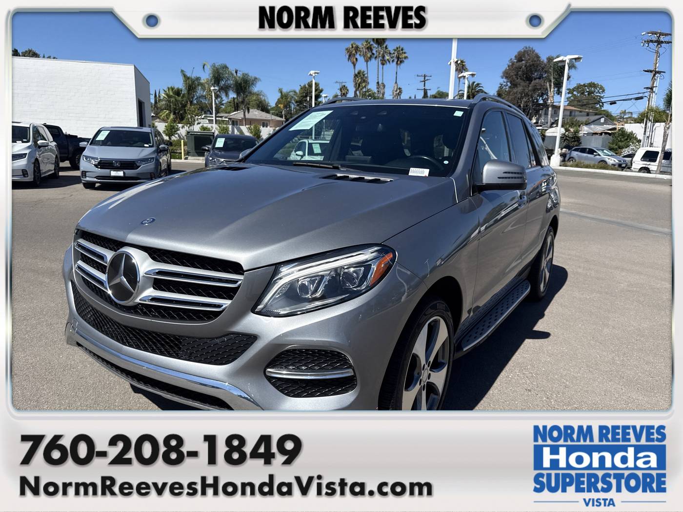 2016 Mercedes-Benz GLE GLE 350 — SUV — 108,193 mi — Vista, CA