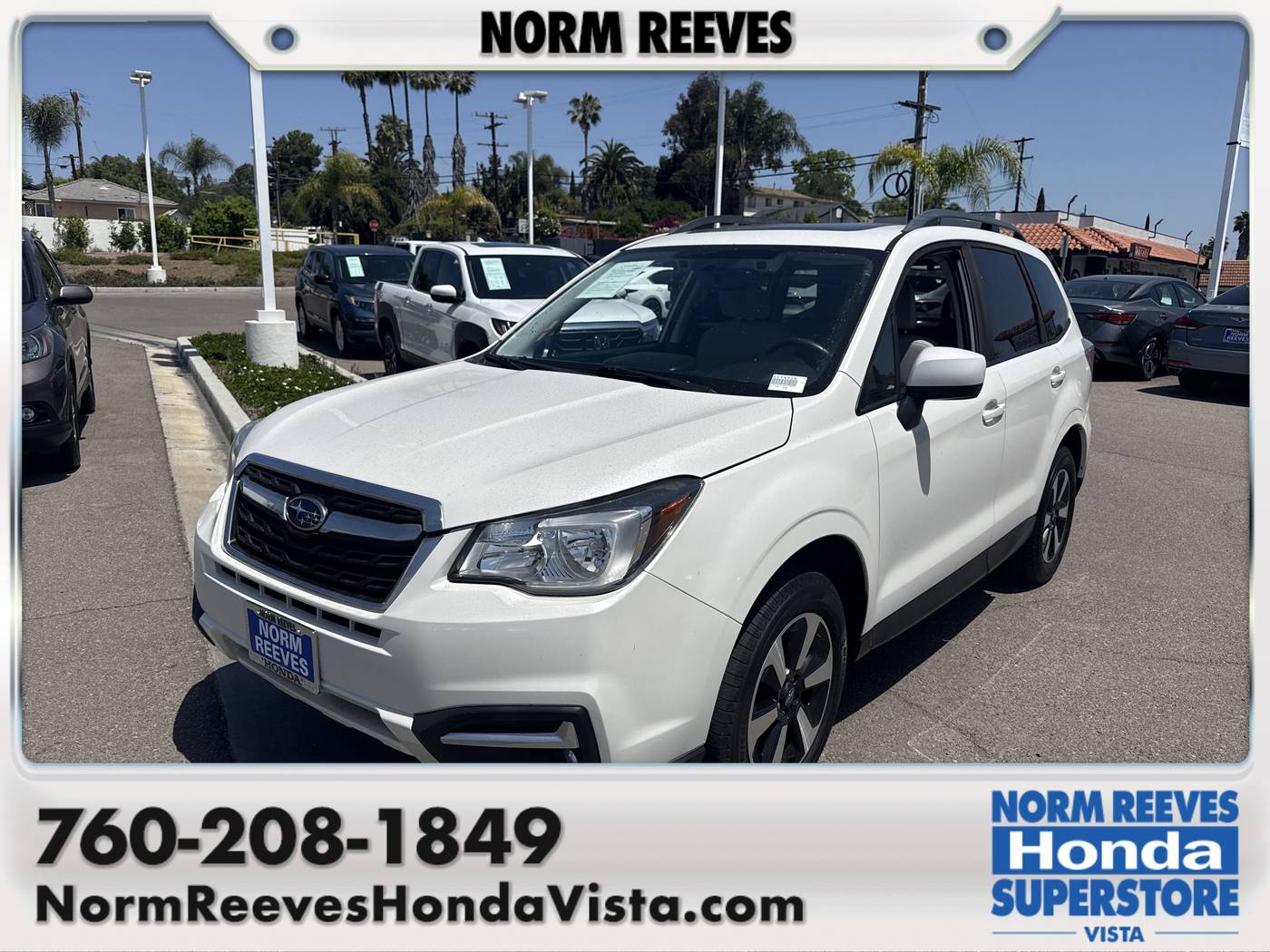 2017 Subaru Forester 2.5i Premium — SUV — 100,291 mi — Vista, CA