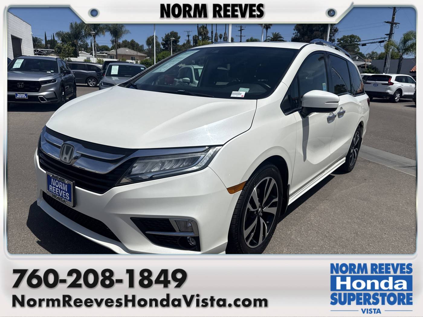 2018 Honda Odyssey Elite — Minivan — 109,643 mi — Vista, CA