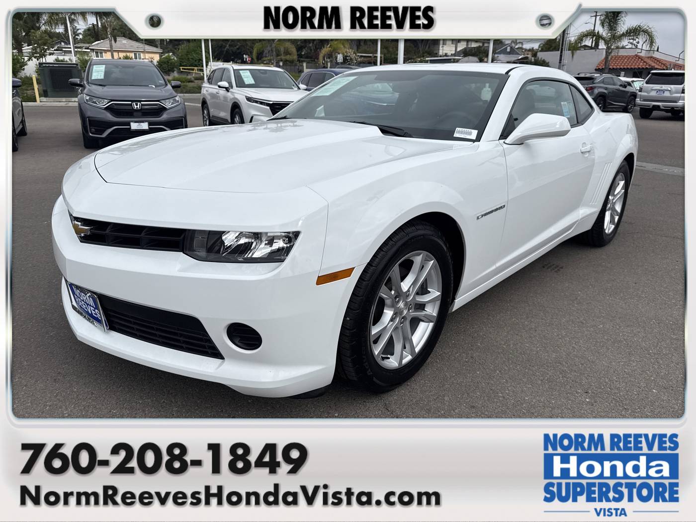 2015 Chevrolet Camaro 2LS — Coupe — 40,024 mi — Vista, CA