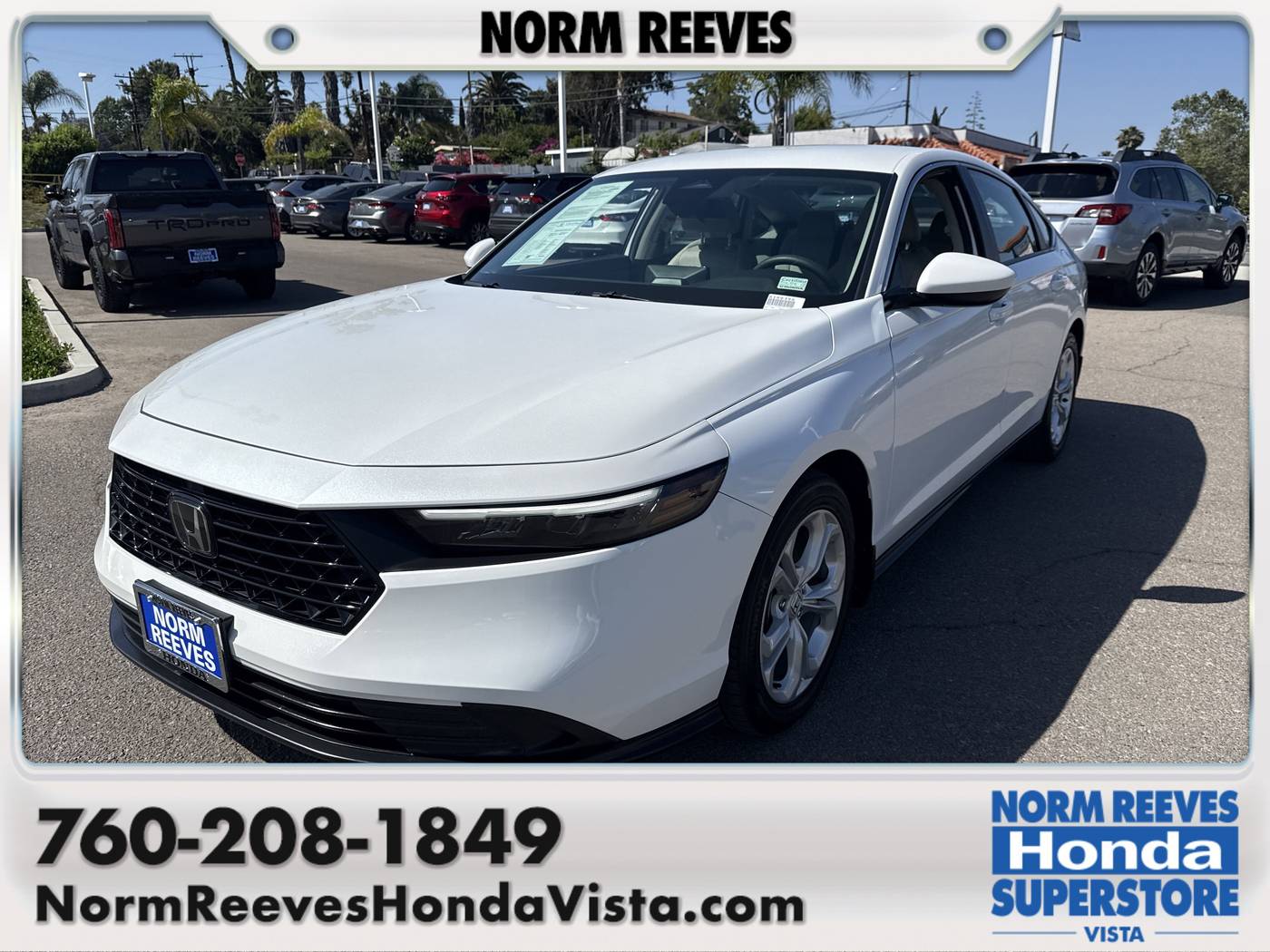 2023 Honda Accord LX — Sedan — 15,681 mi — Vista, CA
