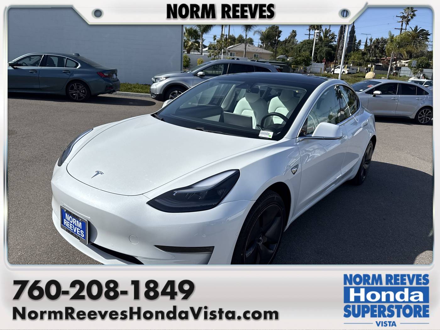 2020 Tesla Model 3 Standard Range Plus — Sedan — 88,909 mi — Vista, CA