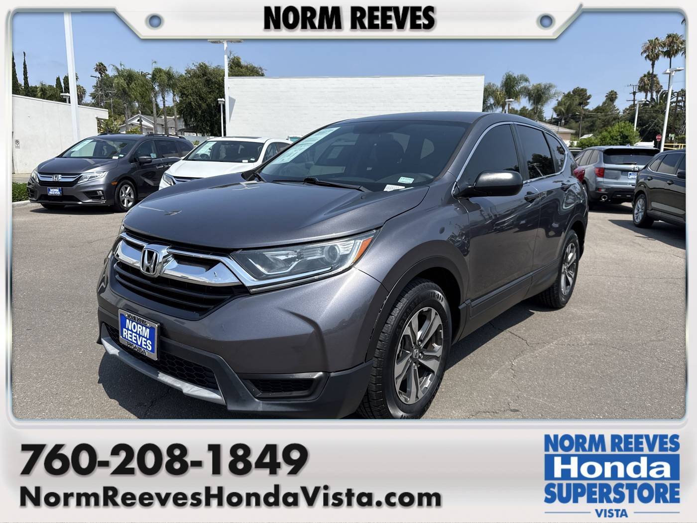 2019 Honda CR-V LX — SUV — 63,490 mi — Vista, CA
