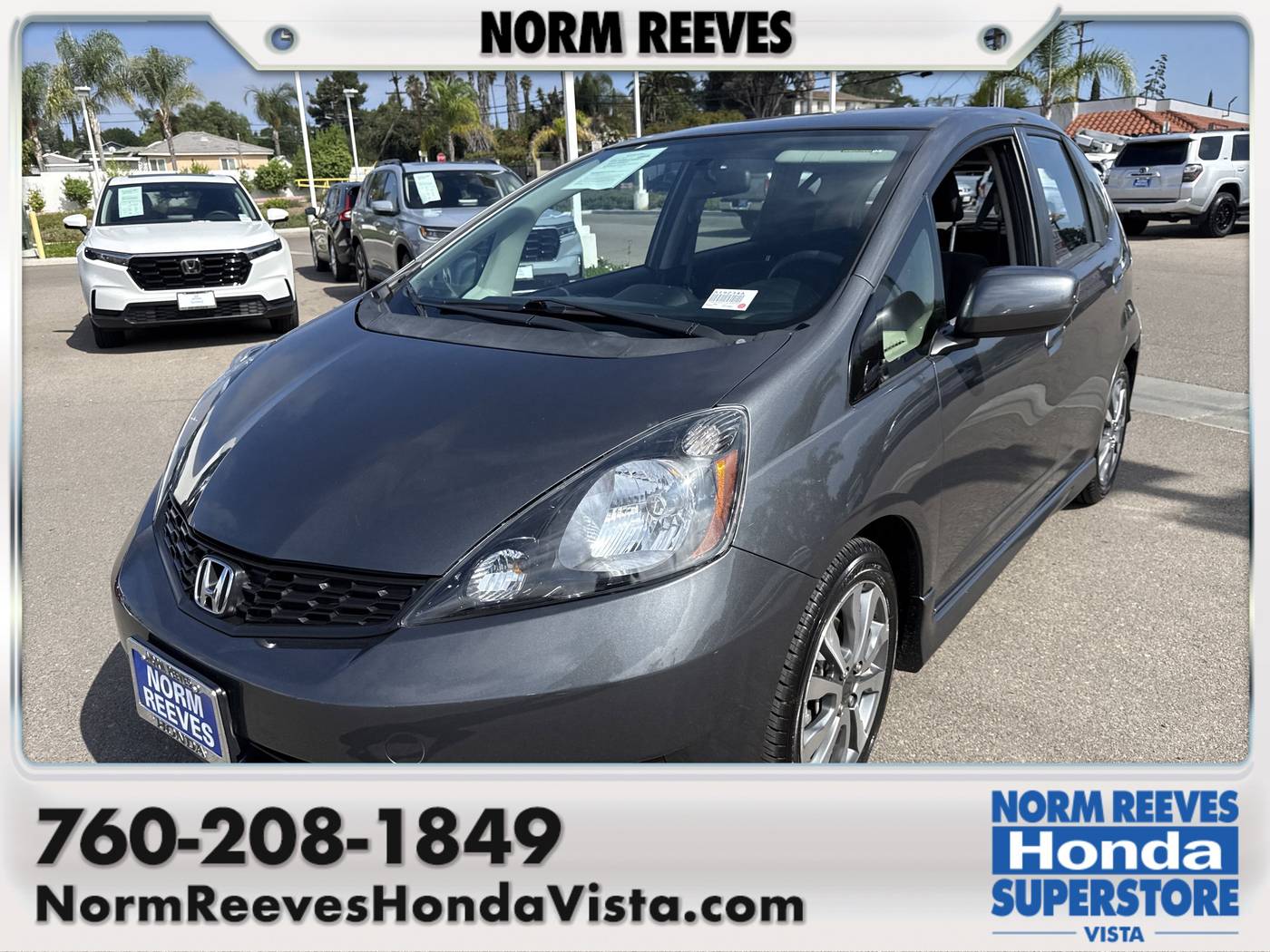 2013 Honda Fit Sport — Hatchback — 49,373 mi — Vista, CA