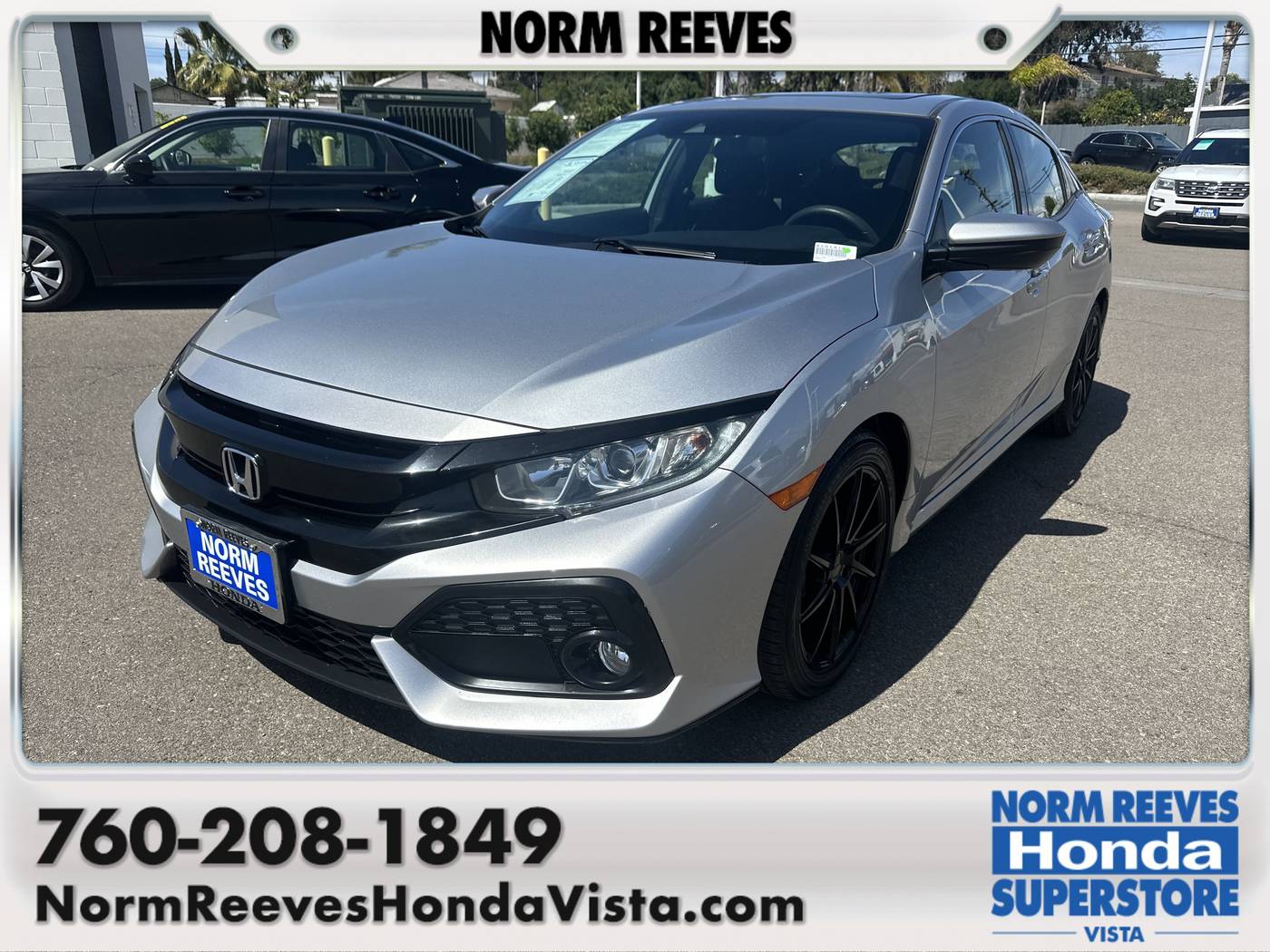 2019 Honda Civic EX — Hatchback — 64,015 mi — Vista, CA