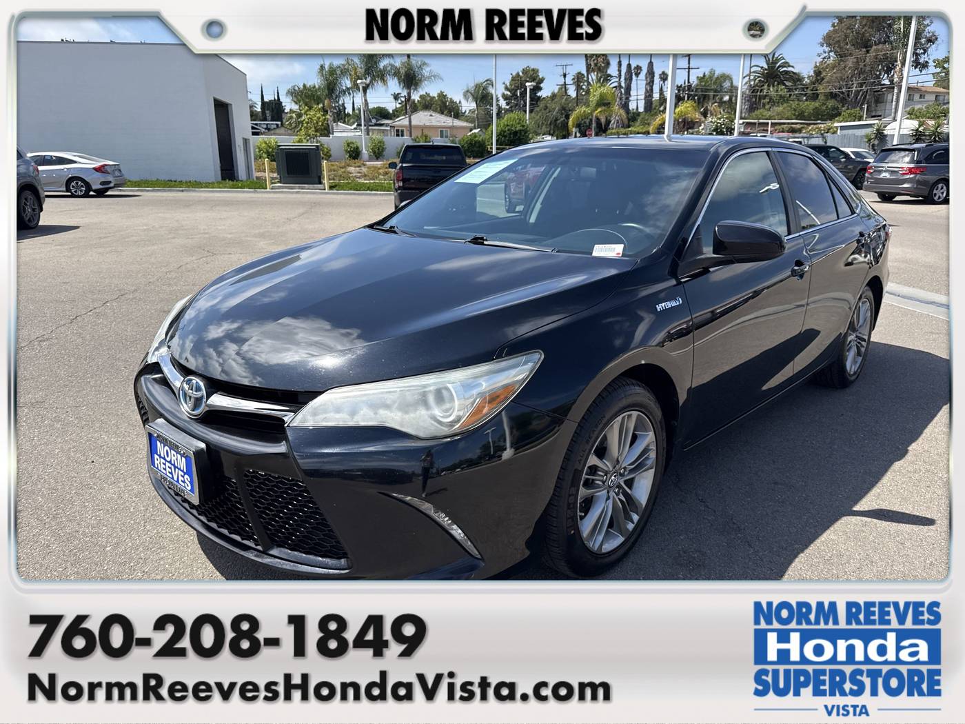 2016 Toyota Camry Hybrid SE — Sedan — 137,495 mi — Vista, CA